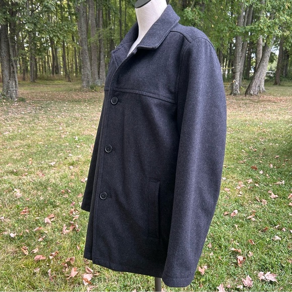Tommy Hilfiger Classic Wool Single Breasted Coat Mens Medium - Picture 7 of 16